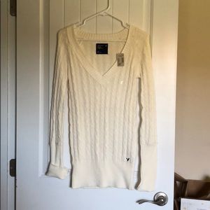 American eagle Outfitters off white light sweater